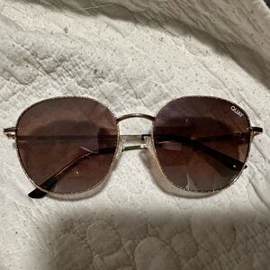 Quay Australia Sunglasses Jezabell Glitter Gold